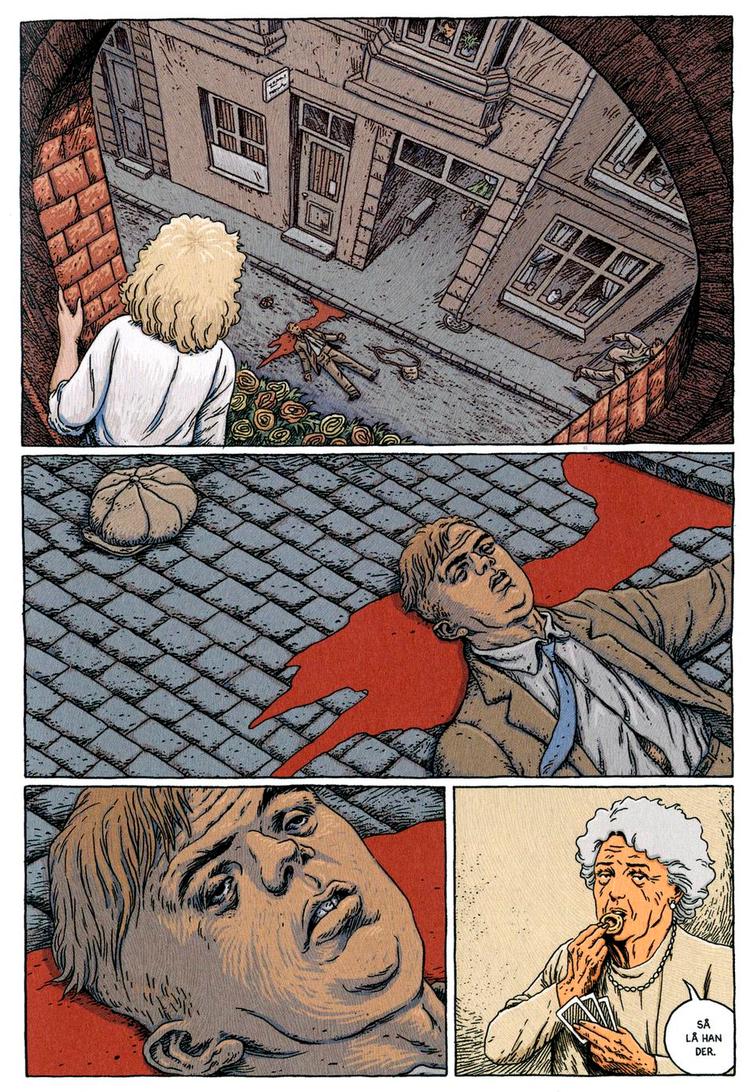 Blodigt. I et af Henrik Rehrs bidrag til antologien 'Knivsæg' fortæller hans mormor bland andet om en stikker. 