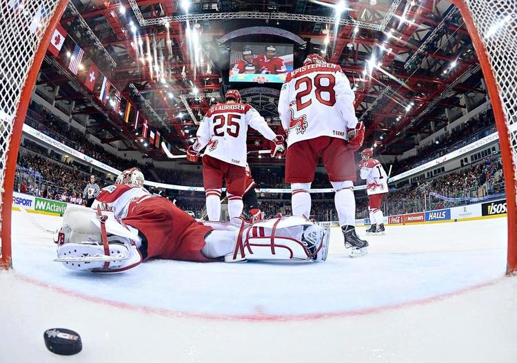 A-gruppen. Danmark kommer igen i år ved VM til at kæmpe hårdt for at undgå nedrykning fra A-gruppen. Arkivfoto: Jacques Boissinot/ AP 