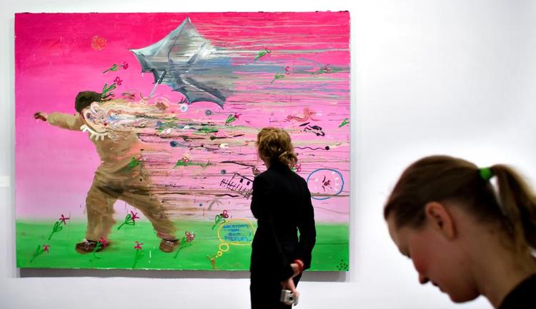 Bevægelse. Arken i Ishøj har kombineret den fastankrede kunst med fysiske øvelser. Arkivfoto: Steen Wrem 