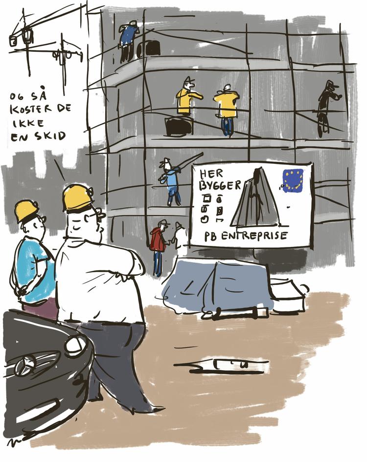 Tegning. Mette Dreyer 