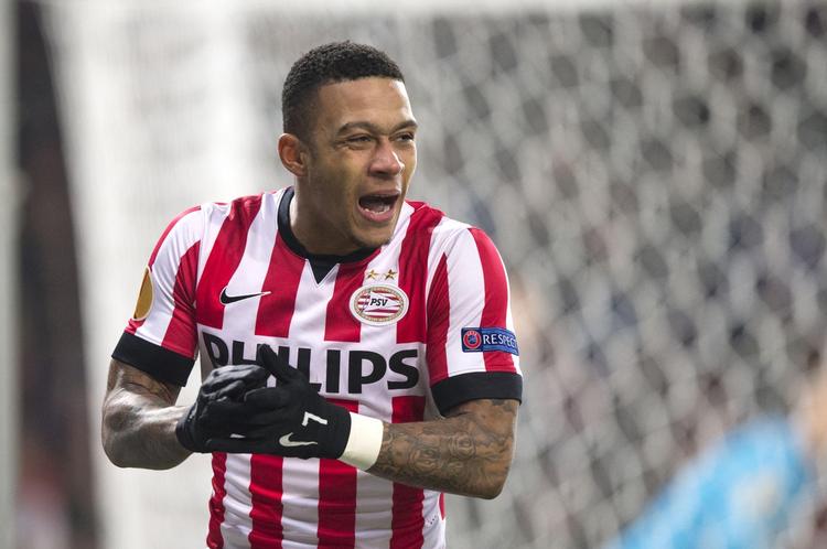 PÅ VEJ. Hollandske Memphis Depay bliver en af de nye spillere i Premier League i næste sæson, hvis hans foreløbige aftale med Manchester United går i orden. 