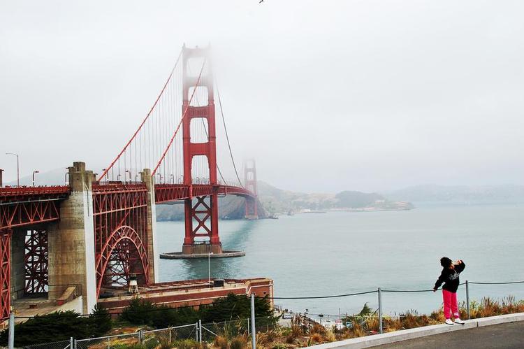 TRÆKPLASTER. Golden Gate-broen og dens omgivelser er USA-mester i at tiltrække besøgende. 