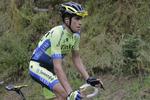 FIGHTER. Alberto Contador har det i følge ham selv skidt med, at Bjarne Riis er suspenderet, men onsdag viste han et godt niveau på landevejen. 