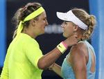 UDFORDRET. Caroline Wozniacki har på det seneste haft et behersket smil efter opgør med Victoria Azarenka. 