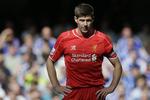 hån. Steven Gerrard spillede sin sidste kamp for Liverpool på Stamford Bridge og scorede det udlignende mål. 