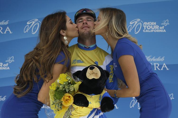 Vinder. Mark Cavendish vandt 1. etape af Tour of California. 