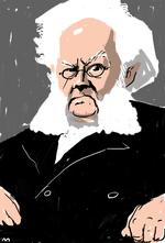 Ikon. Gamle Henrik Ibsen er blevet centrum i en ophedet videnskabelig debat. 