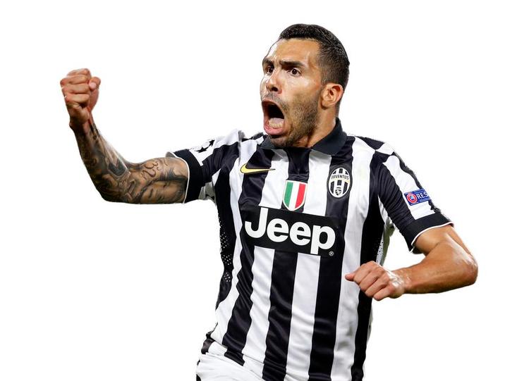 Tevez. Argentineren har tidligere vundet Champions League. Det skete med Manchester United. 