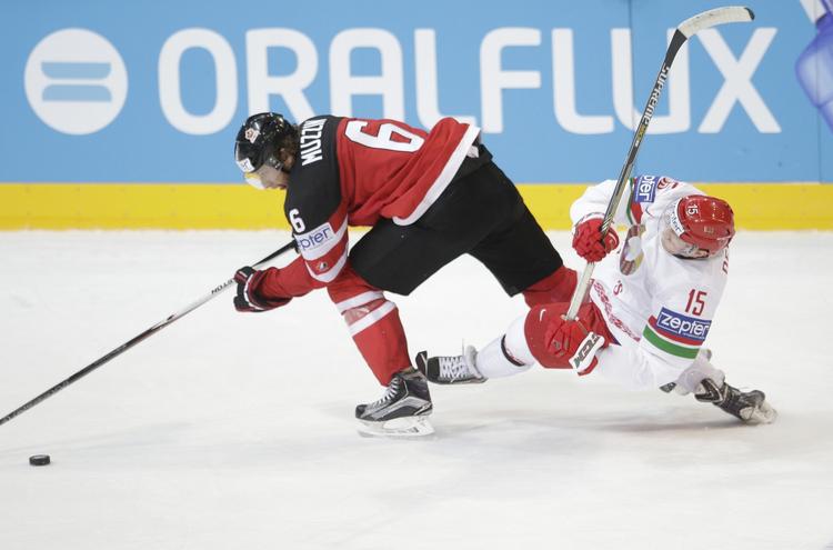 cruisecontrol. Canada er på vej mod et stort VM-resultat. I kvartfinalen gik det ud over Hviderusland, der måtte indkassere en afklapsning på 9-0. 
