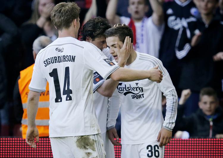 Matchvinder. Brandur Olsen fik en hovedrolle i pokalfinalen, da han kom ind fra bænken og scorede det afgørende mål. 