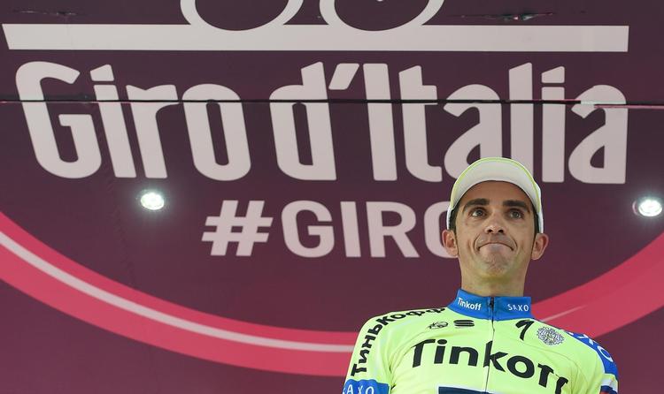 Giro. Contador efter 6. etape. 
