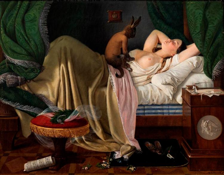 Maleri. Ditlev Bluncks 'Mareridt' fra 1846 - et billede på undertrykte drifter og en nyerhvervelse af den tyskfødte guldaldermaler, der kom på kant med det danske samfund. Ikke blot fordi han var lidt for venlig over for tyskere. Men snarere fordi han måske var mere til sit eget køn end det modsatte. 