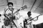 Gigant. Hans betydning som guitarist kan ikke overvurderes. Nu er B.B. King død. Her ses han på et billede fra 1980. 