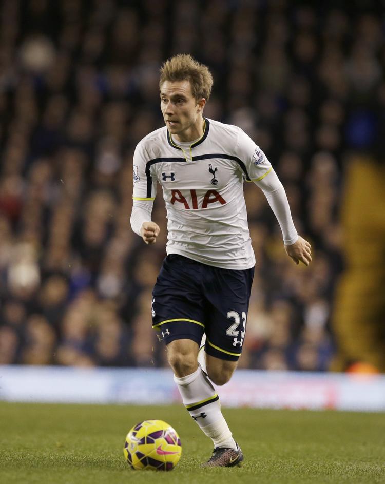 ACTION. Christian Eriksen har haft en stor sæson hos Tottenham, hvor det er blevet til en række smukke scoringer for London-holdet. Men lørdag lykkedes det ikke. 