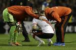 Vold. Op til flere River Plate-spillere kom til skade. 