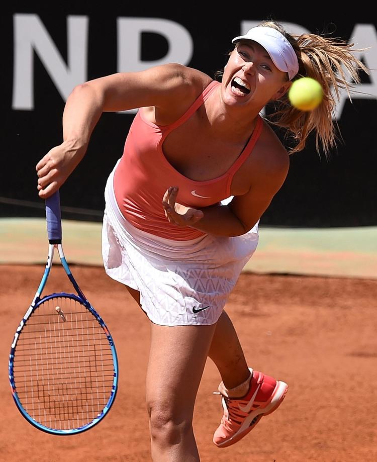 Triumf. Sharapova er nu oppe på 35 finalesejre. 