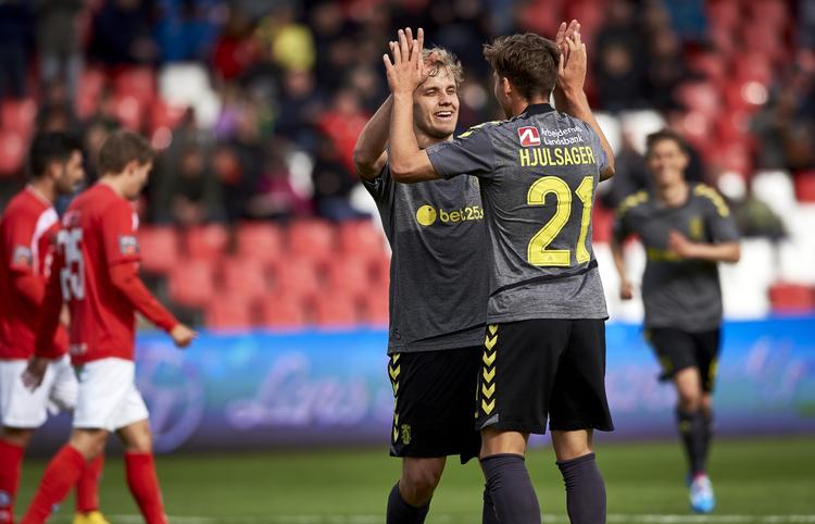 Mål. Pukki og Hjulsager stod for scoringerne i Silkeborg. 