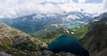 Bjergtagende. Nationalparken Gran Paradiso ligger mellem Aosta dalen og Piemonte i Italien. 