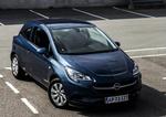 varianter. Opel Corsa fås med tre eller fem døre. Vi testede tredørs-modellen. 