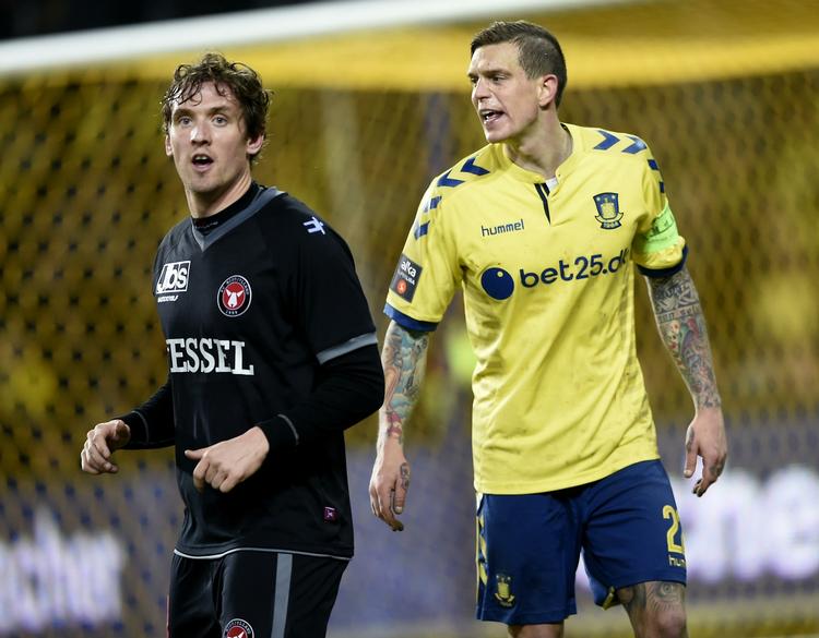 Udtaget? Morten 'Duncan' Rasmussen (tv.) og Daniel Agger er de mest oplagte EM-emner i Superligaen. 