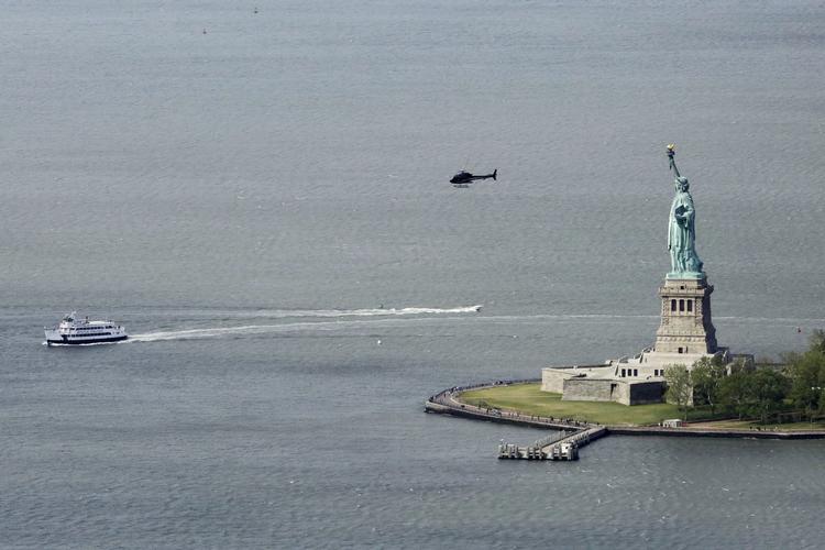 HISTORISK. Frihedsgudinden er inden for synsvidde fra New Yorks nyeste udsigtspunkt. 