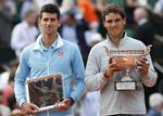 2014. Nadal (th) er forsvarende mester. Han vandt sin 9. finale i Paris sidste år ved at besejre Djokovic (tv) i fire sæt. 