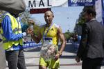Vinder. Marokkanske Hassane Ahouc skulle i dag bruge 2 timer 15 minutter og 24 sekunder på at gennemføre maraton-ruten. 