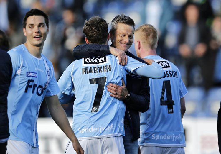 OVERLEVELSE. Endnu en gang sikrede SønderjyskE sig endnu en sæson i Superligaen. 