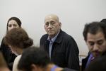 Dømt. Israels tidligere premierminister Ehud Olmert ved en retshøring i marts. Den tidligere toppolitiker er dømt for korruption. 