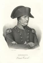 Slået. Napoleon blev tvunget til at abdicere og tage ophold på øen Elba, indtil han i  1815 forsøgte et come-back, som endte med et smerteligt nederlag 18. juni. 