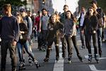 Rulle-motion. Rulleskøjteløb minder mere om cykling end om løb – især i forhold til den måde, man bruger musklerne på. 