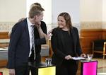 Parløb. DF og SF har nærmet sig hinanden løbende i den seneste tid. Ved den første partilederrunde på DR i onsdags var kemien mellem Kristian Thulesen Dahl og Pia Olsen Dyhr også god. 