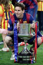 Perfekt. Lionel Messi kan om en uge tilføje Champions League-trofæet til årets høst. 