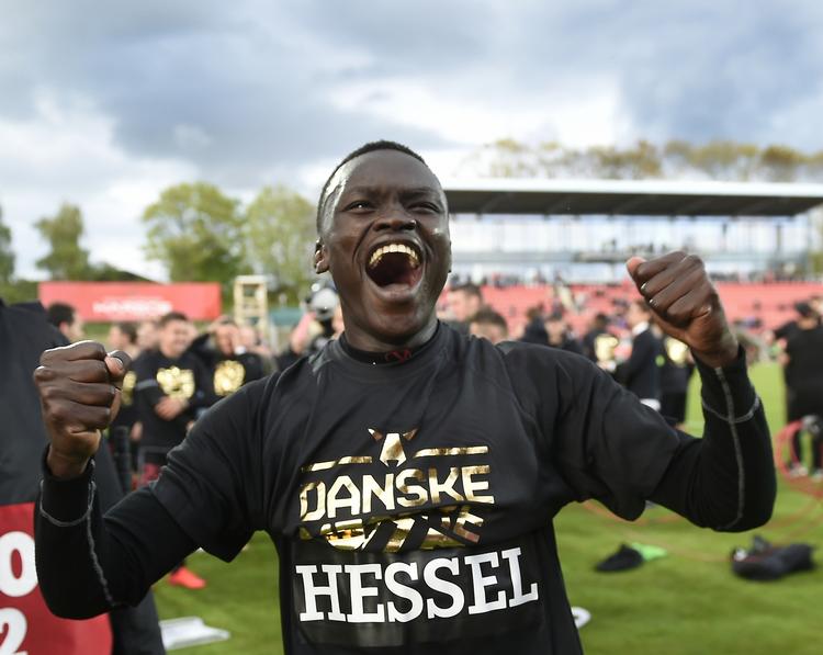 Debutant. Pione Sisto fik først sit danske statsborgerskab for kort tid tiden. 