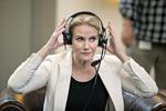 Momentum. Helle Thorning Schmidt (S) i dagens partilederdebat på P4. 