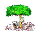 Tegning. Jørn Villumsen 