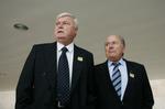 Inderkredsen. Fifa-præsident Sepp Blatter (th) og Ricardo Teixeira (tv) under et møde i Brasilien 2006. 