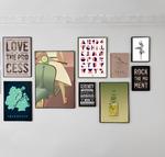 Allemandskunst. Illustration og grafiske print har vundet vægpladsen i danskernes hjem. Originalfotos: I Love My Type / Klam / Vissevasse / Michelle Carlslund / Anne Phillipp 