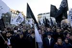 Ytringsfrihed. Hizb ut-Tahrir har stået bag flere demonstrationer i København i de seneste år, blandt andet vendt mod danske avisers genoptrykning af Muhammed-tegningerne i 2008. 