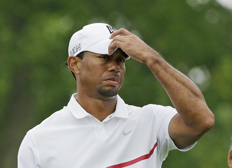 Nedtur. Tiger Woods ved 11. hul på banen i Dublin i Ohio. 
