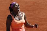 triumf. For 20. gang i karrieren kunne Serena Williams knytte næven efter en Grand Slam-sejr. 