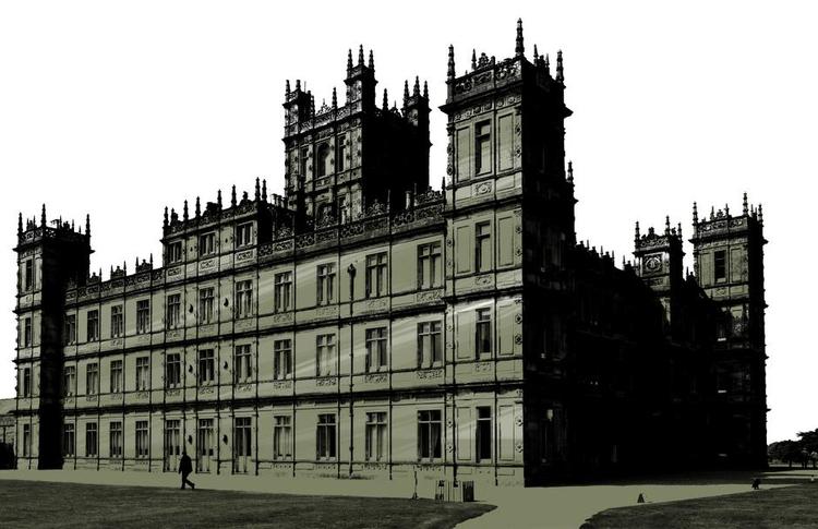 SYGT. Edward St Aubyn vender bunden i vejret på den engelske overklasse. Her Highclere Castle som danner rammen om tv-serien 'Downton Abbey'. 
