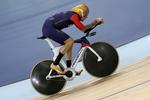 REKORD. Mere end 54 km nåede Bradley Wiggins at tilbagelægge på den olympiske bane i London. 