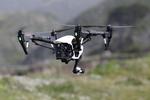Overvågning. En drone i Mexico er ude og lufte propellerne. 
