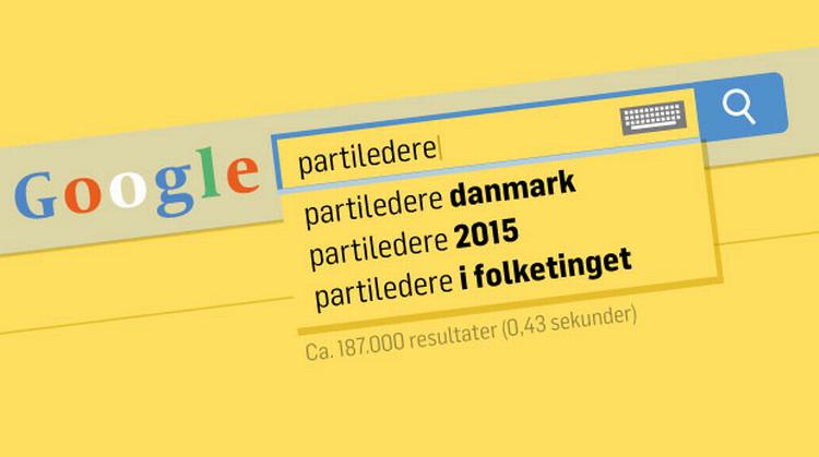 Politiken kan her afsløre, hvad vi danskere egentlig søger efter, når vi søger på partiledere. 