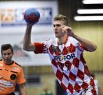 DEBUTANT. Fire mål, et tilkæmpet straffekast og en målgivende aflevering stod Magnus Landin for i sin debut. 