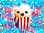 Streaming. Det lækre og uskyldige design på tjenesten Popcorn Time efterlader et - fejlagtigt - indtryk af, at det ikke er ulovligt. Illustration: Kristoffer Løve Østerbye 
