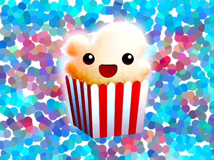 Streaming. Det lækre og uskyldige design på tjenesten Popcorn Time efterlader et - fejlagtigt - indtryk af, at det ikke er ulovligt. Illustration: Kristoffer Løve Østerbye 