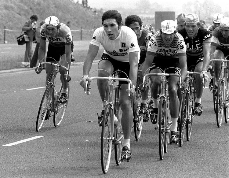 KANNIBALEN. 1974 var sidste gang, Eddy Merckx vandt i Tour de France, der det år havde en afstikker til England (billedet), hvor 2. etape blev afviklet. 