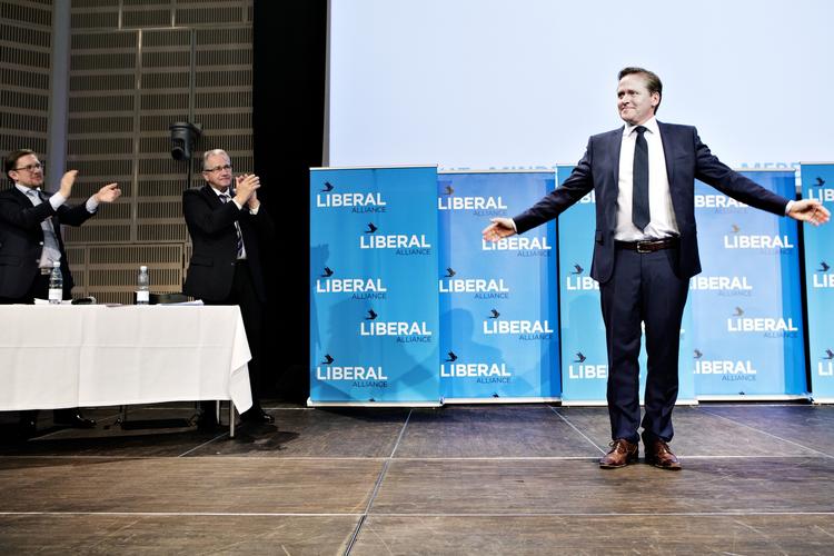 Fremgang. Anders Samuelsen og Liberal Alliance nyder stor opbakning blandt vælgerne. 